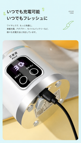 氷対応 USB充電式ポータブルブレンダー フレッシュジュースメーカー 旅行・アウトドア向け